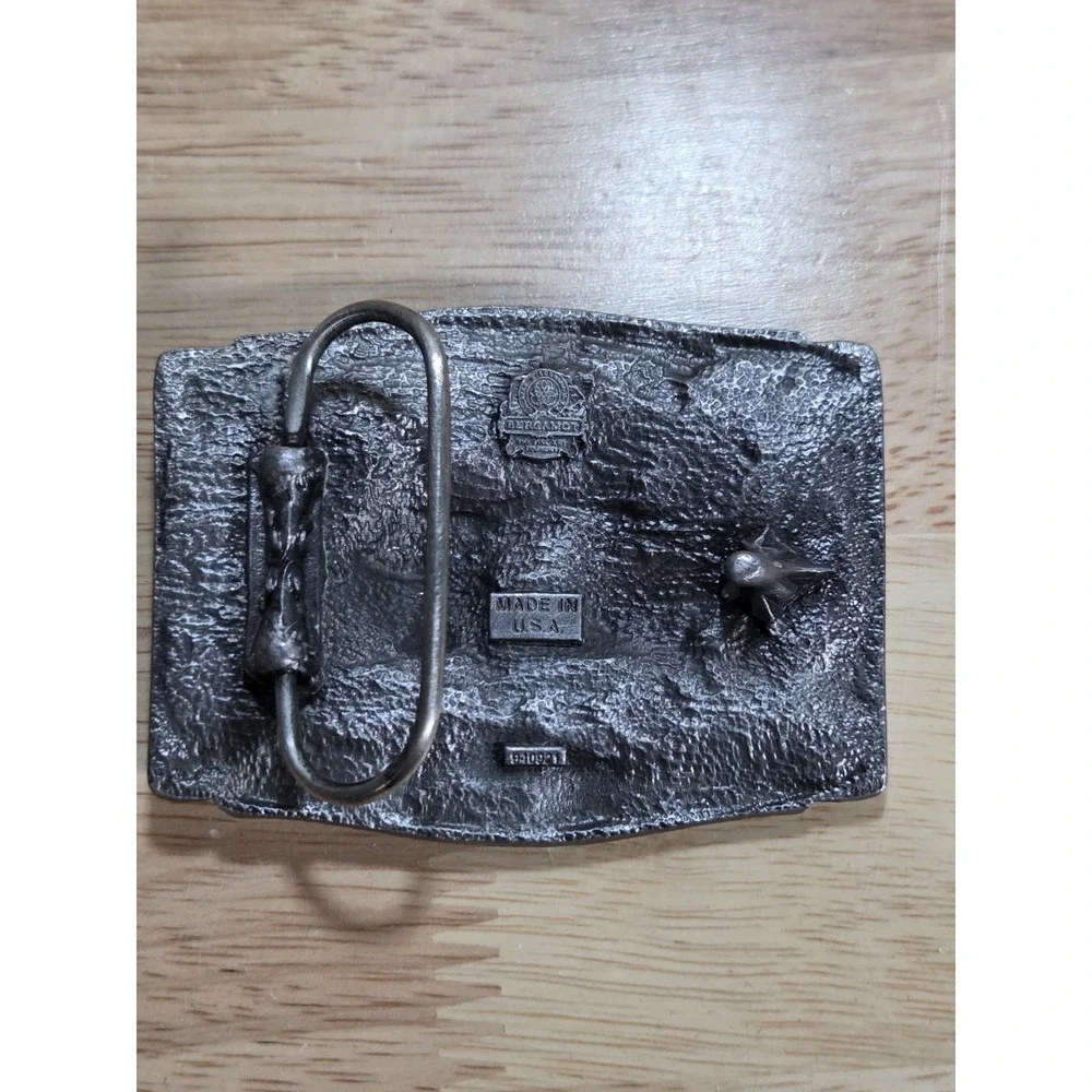 Vintage Mannesmann Demag Mining Excavator Belt Buckle Bergamot USA 940921